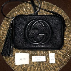 SOLD Authentic Gucci Soho Disco Bag with Samorga